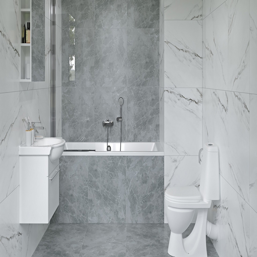 Изображение товара Керамогранит Dako Harmony Е-3010-MR 600x600 мрамор белый морозостойкий