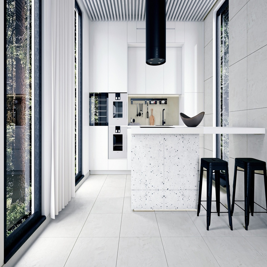 Изображение товара Керамогранит Dako Ultra E-5008-MR 60x60см серый с эффектом камень морозостойкий