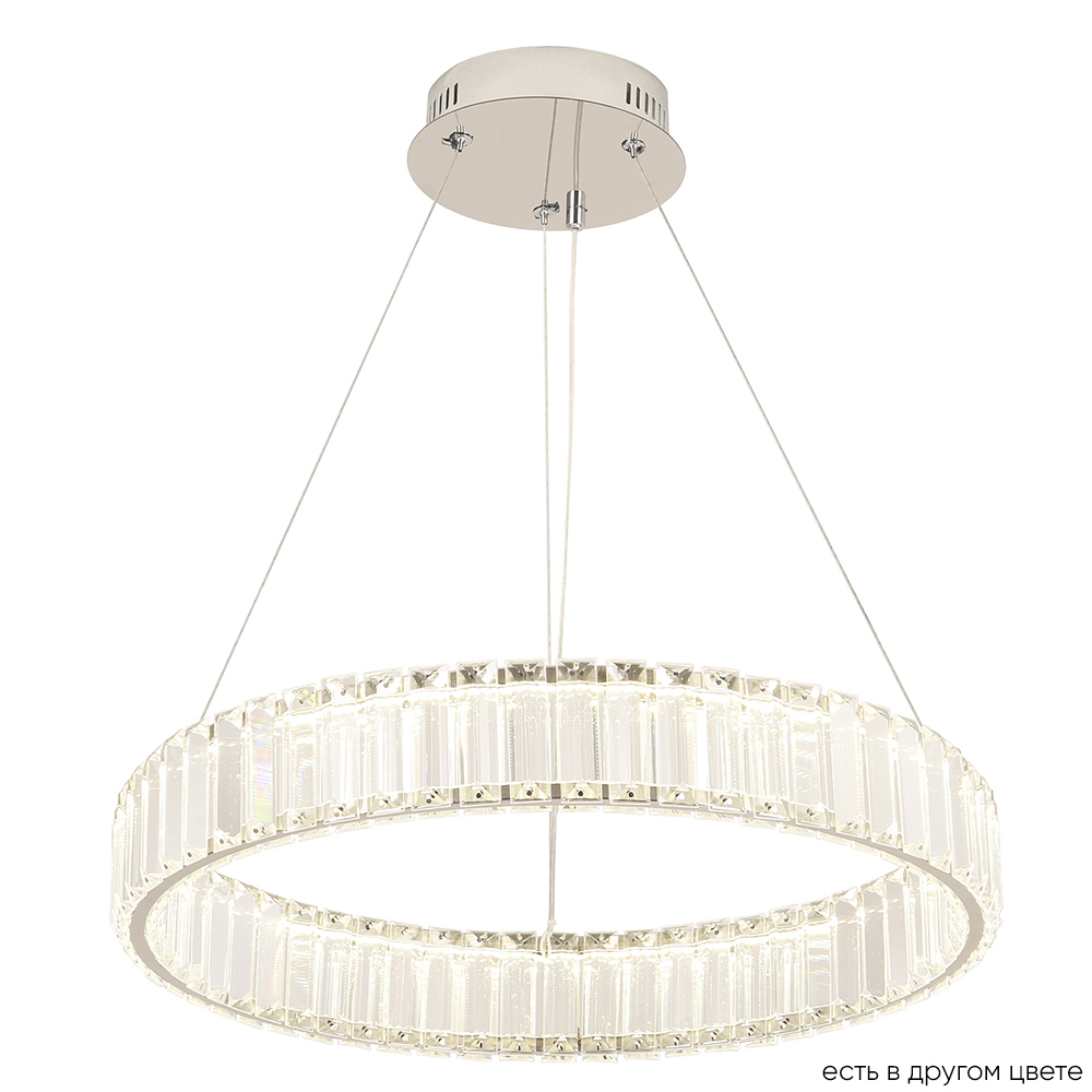 Изображение товара Светильник подвесной светодиодный Crystal lux Musika sp50w chrome 17 м² нейтральный белый свет цвет хром