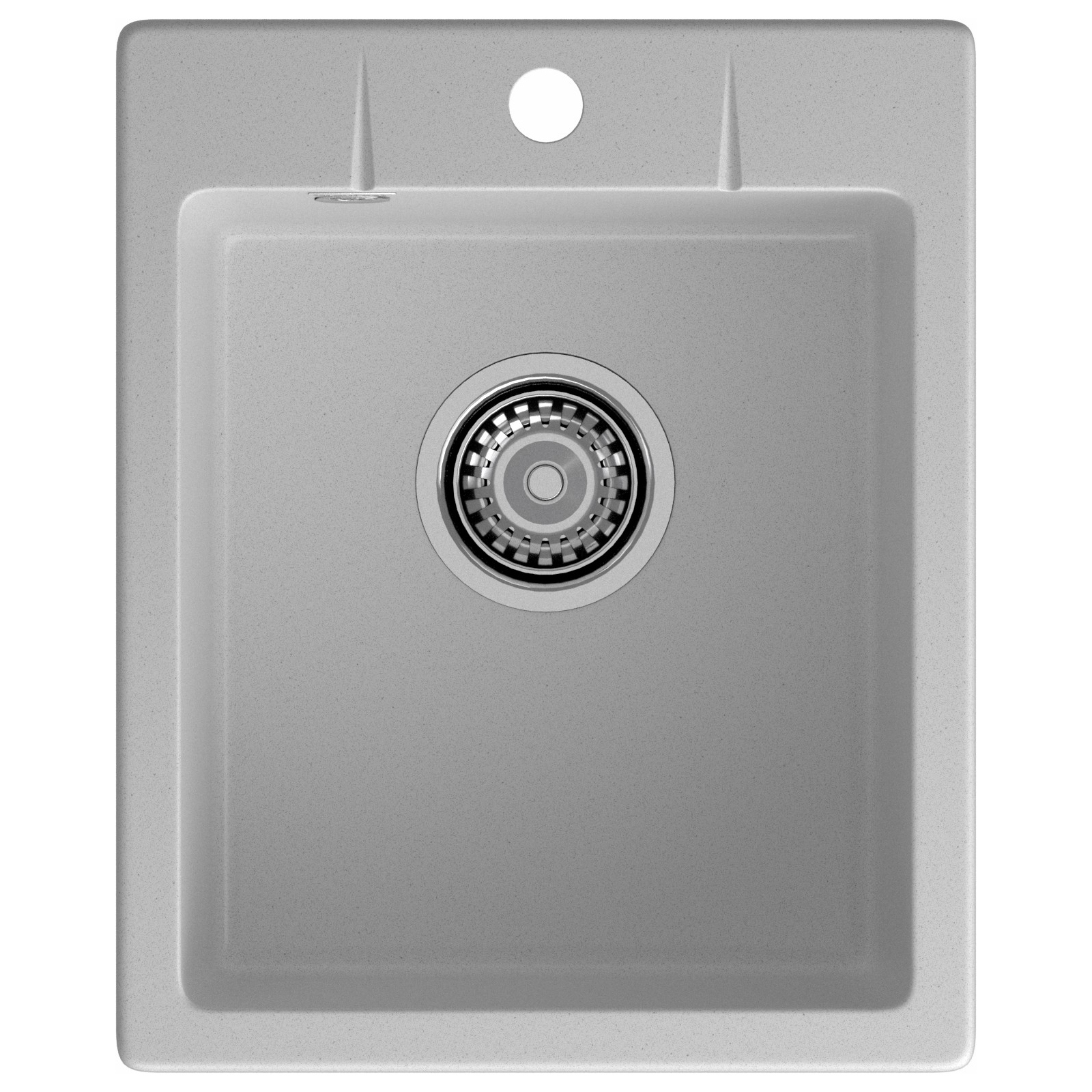 Изображение товара Врезная мойка Granfest Urban 240 49x40x17 см кварц цвет серый