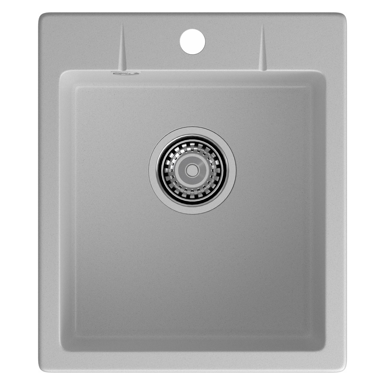 Изображение товара GRANFEST URBAN 242 — кварцевая врезная мойка 49x42 см, серый