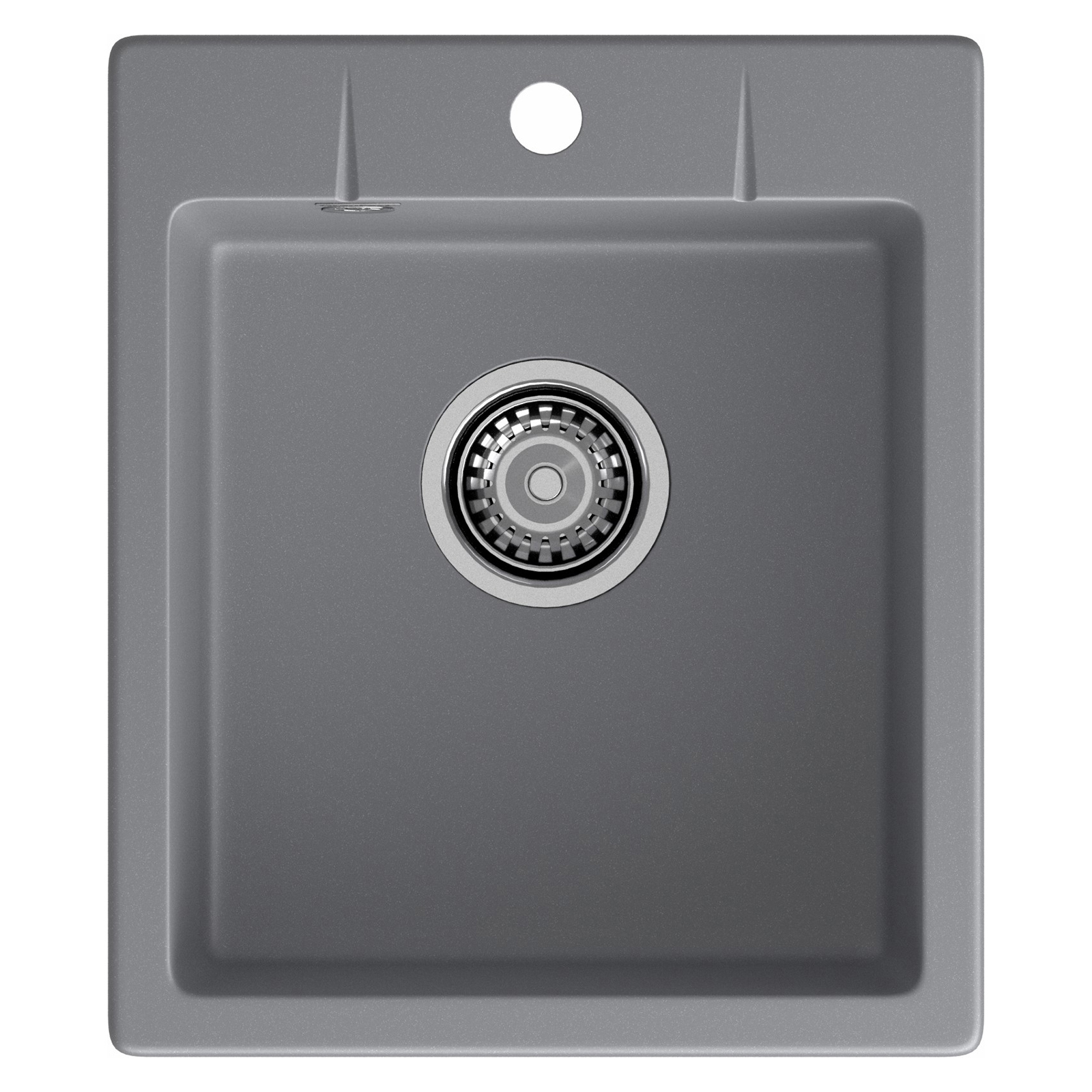 Изображение товара Врезная мойка Granfest Urban 242 49x42x17 см кварц цвет темно-серый