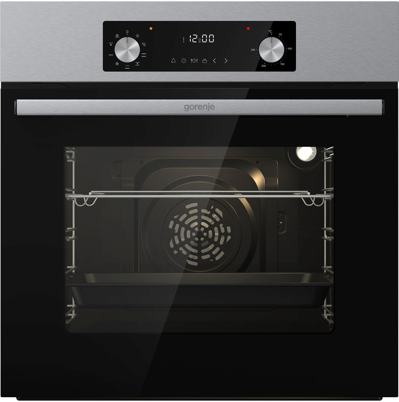 Изображение товара Встраиваемый духовой шкаф Gorenje BO6737E02NX 59.5x59.5x53 см цвет нержавеющая сталь