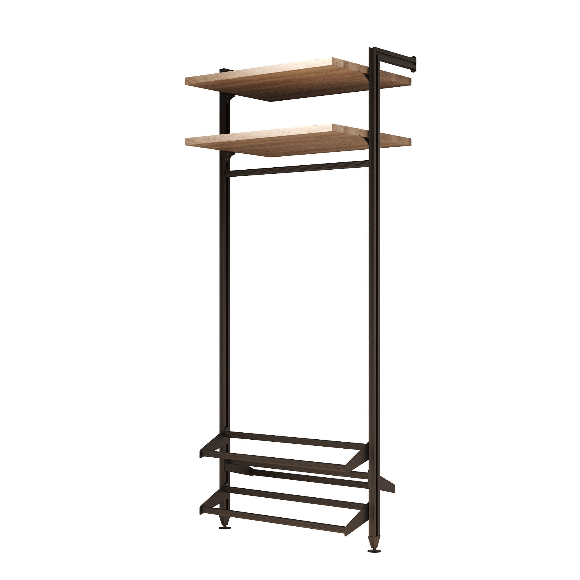 Изображение товара Гардеробная система SMART ALUM ПАРИЖ 88.5x210x50 см для дома и офиса