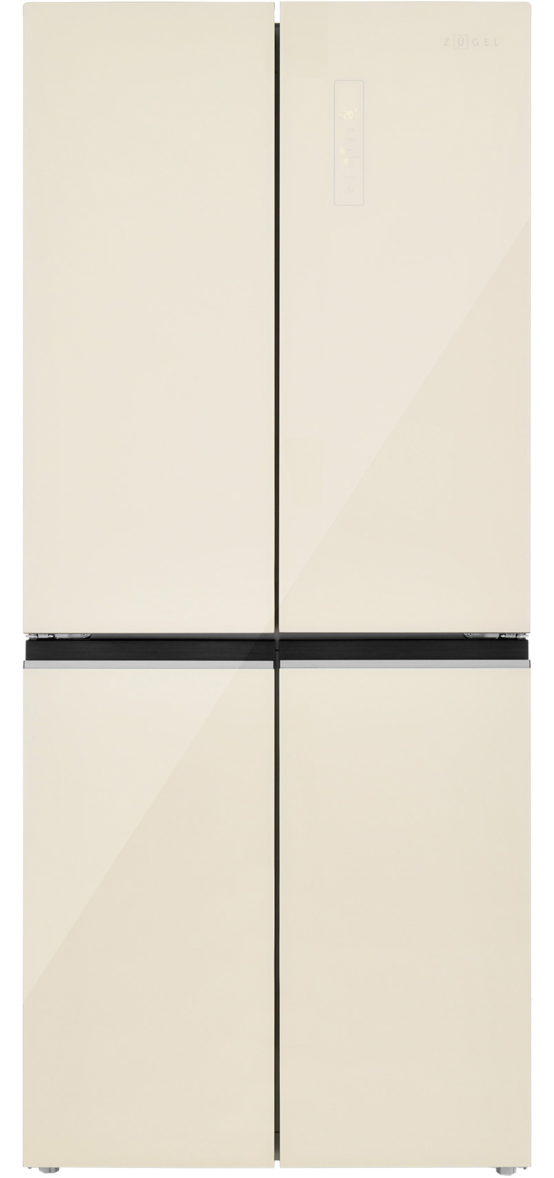 Изображение товара Отдельностоящий холодильник Zugel ZRCD430C 78.2x182.5 см бежевый с No Frost