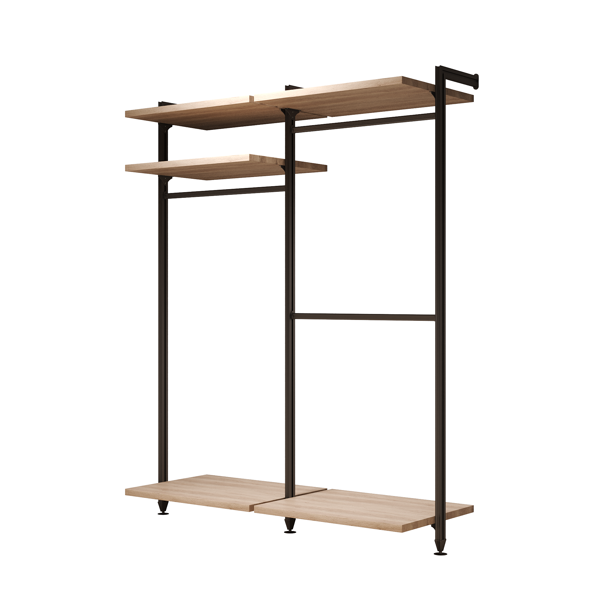 Изображение товара Гардеробная система SMART ALUM Касабланка 88.5x210x50 см для прихожей и гардеробных