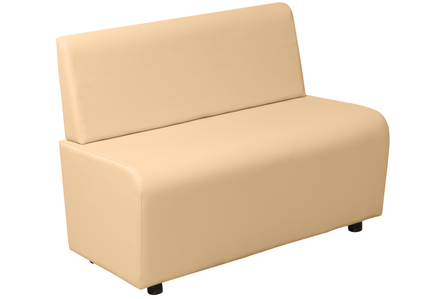 Изображение товара Мини диван Лачи 100x77x55 см из искусственной кожи для дома и офиса