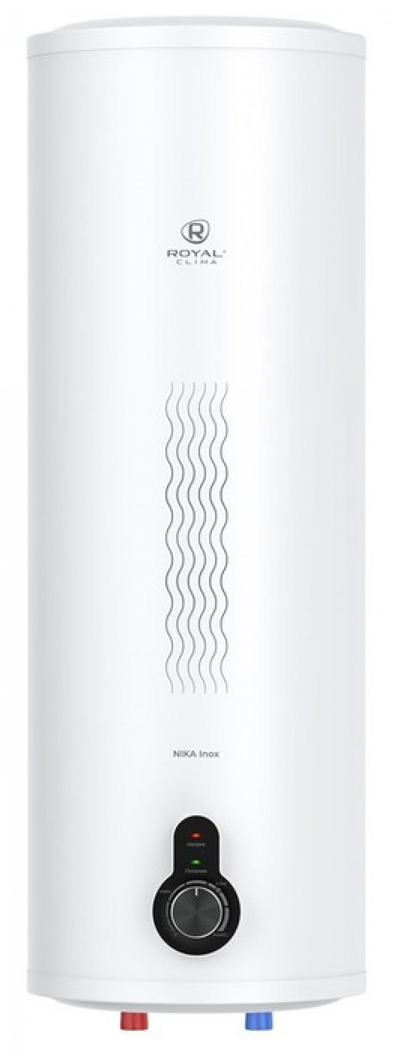 Изображение товара Накопительный водонагреватель электрический 30 л Royal clima Rwh-n30-ss 2 кВт эмаль мокрый ТЭН