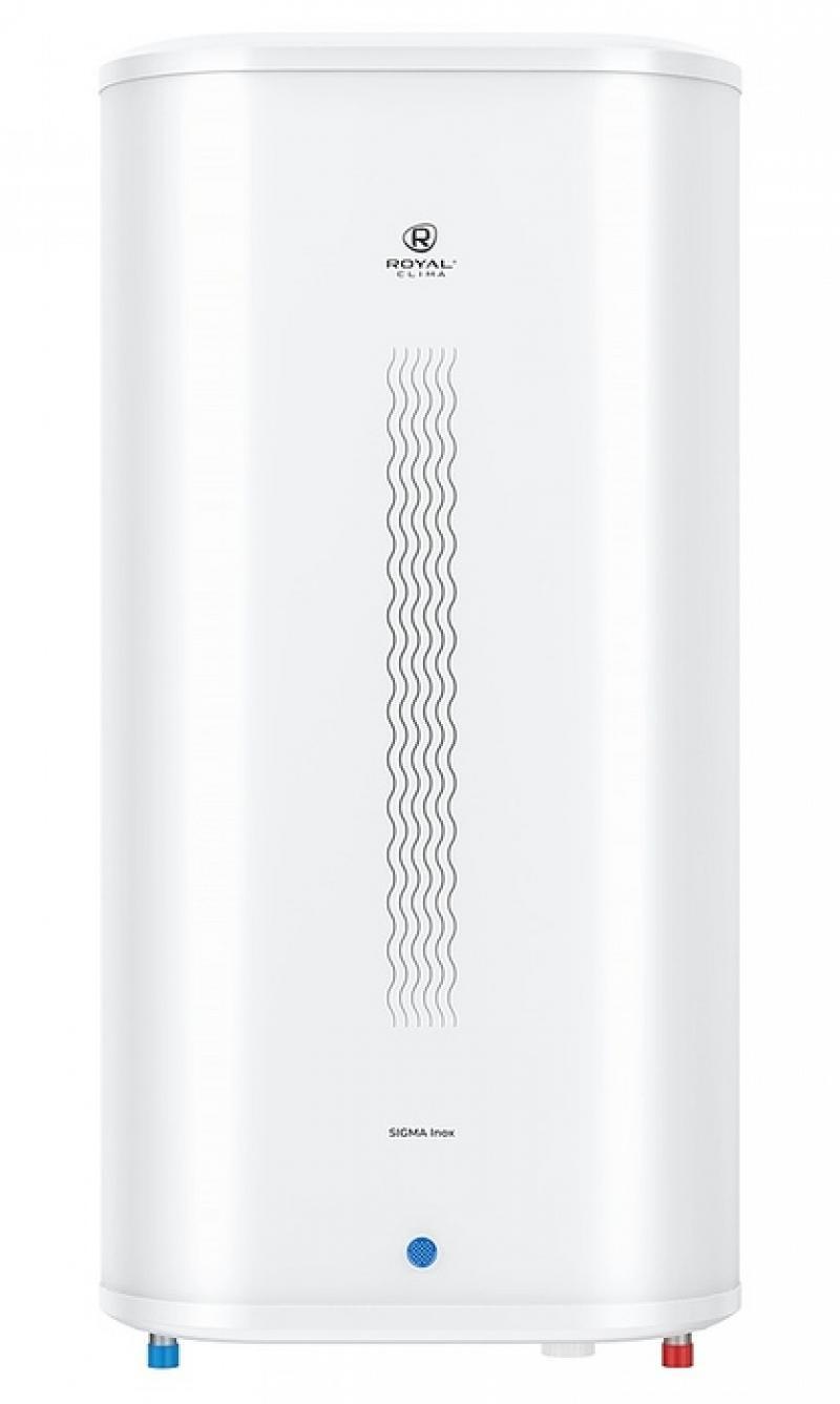 Изображение товара Накопительный водонагреватель электрический 80 л Royal clima Rwh-sgd80-fs 2 кВт нержавеющая сталь мокрый ТЭН