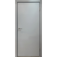 Изображение товара Дверной блок Kapelli Глухой 80x200 см серый с замком и петлями