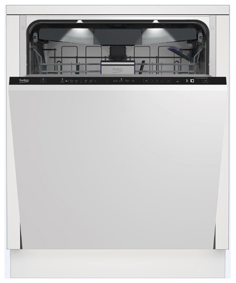 Изображение товара Встраиваемая посудомоечная машина Beko BDIN38530A 59.8 см 8 программ цвет серебристый, черный