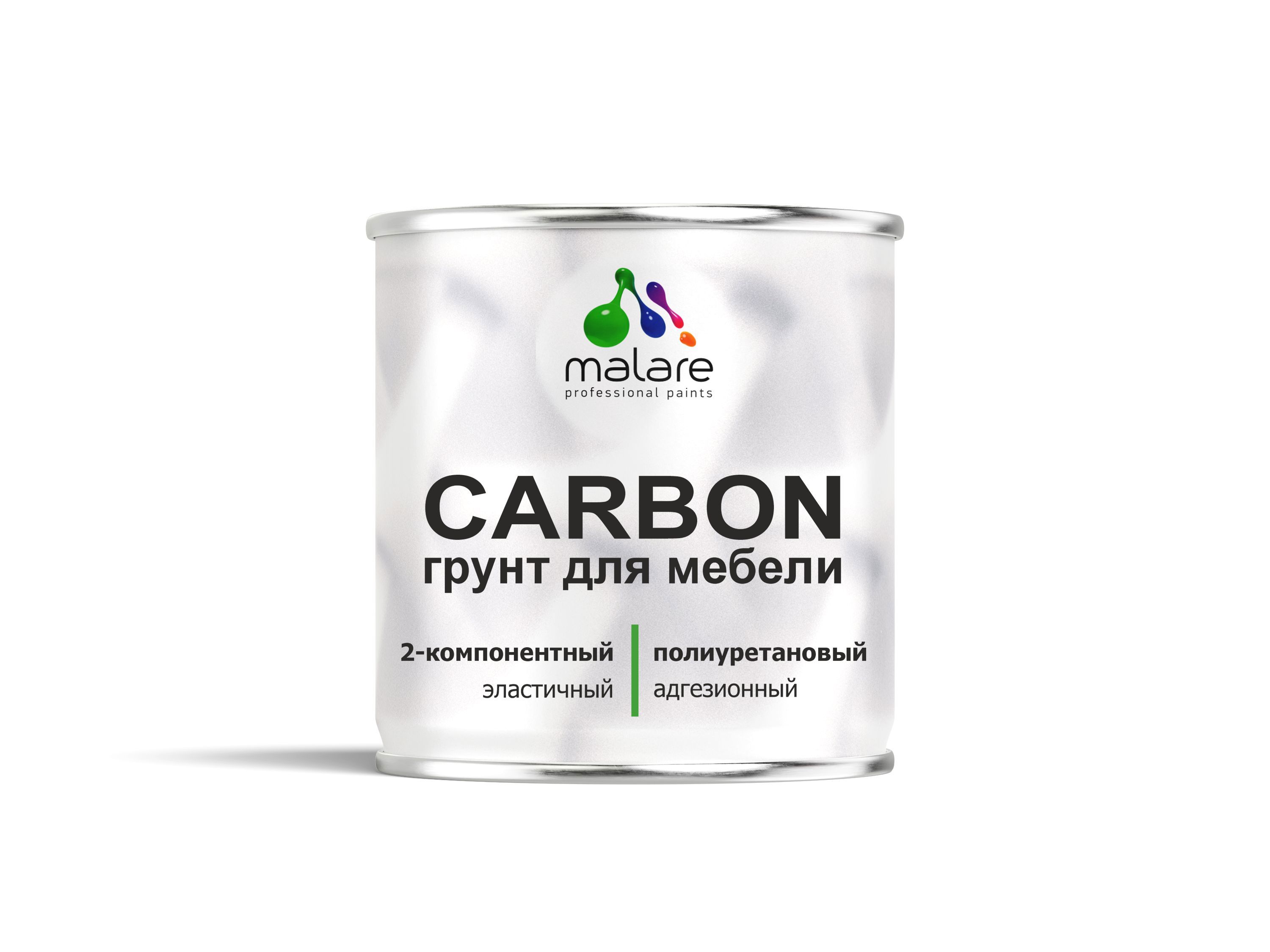 Изображение товара Полиуретановый грунт Malare Carbon для мебели двухкомпонентный 0.7кг и 30гр отвердитель