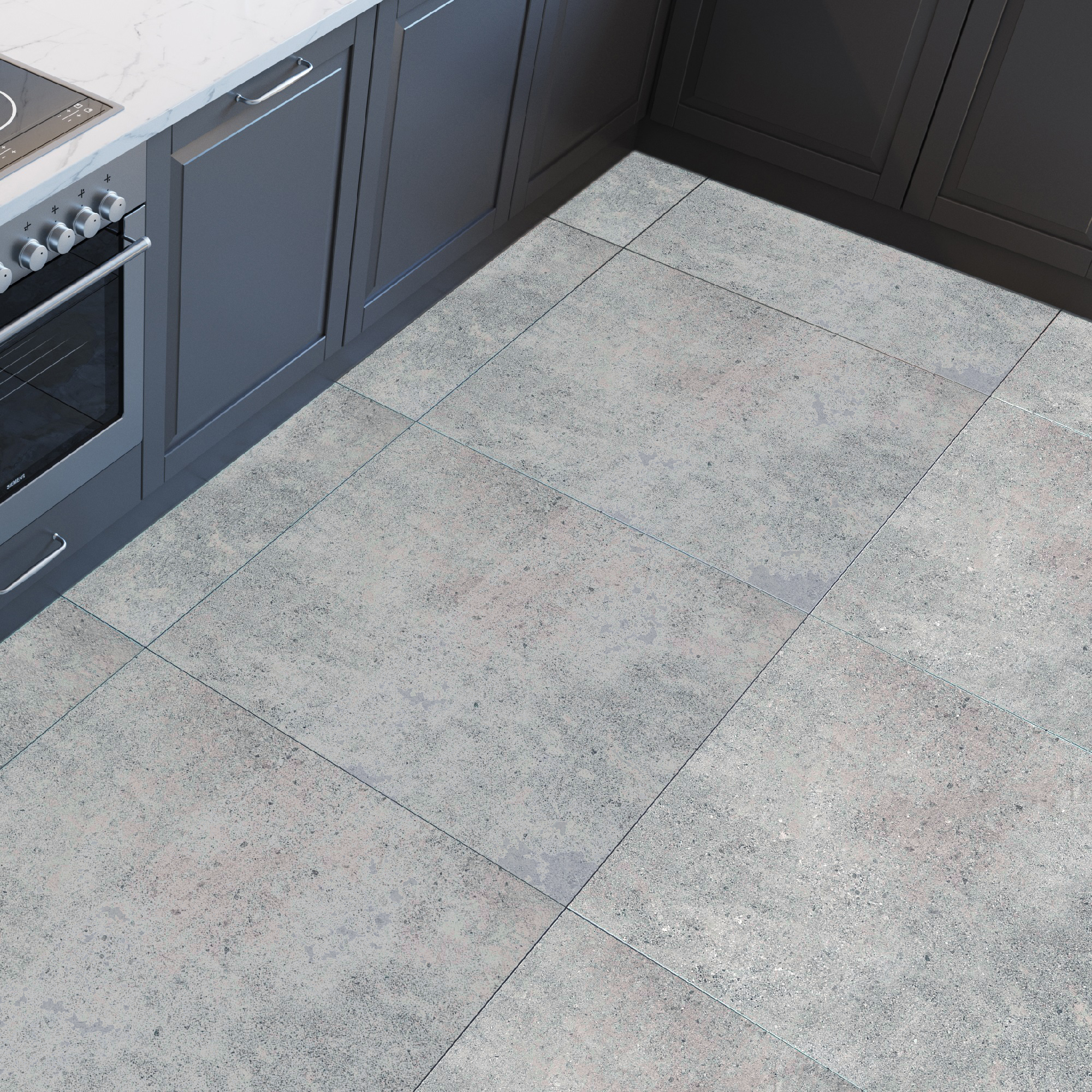 Изображение товара Глазурованный керамогранит Bronx-10 60x60 см, антрацит, матовый, морозостойкий