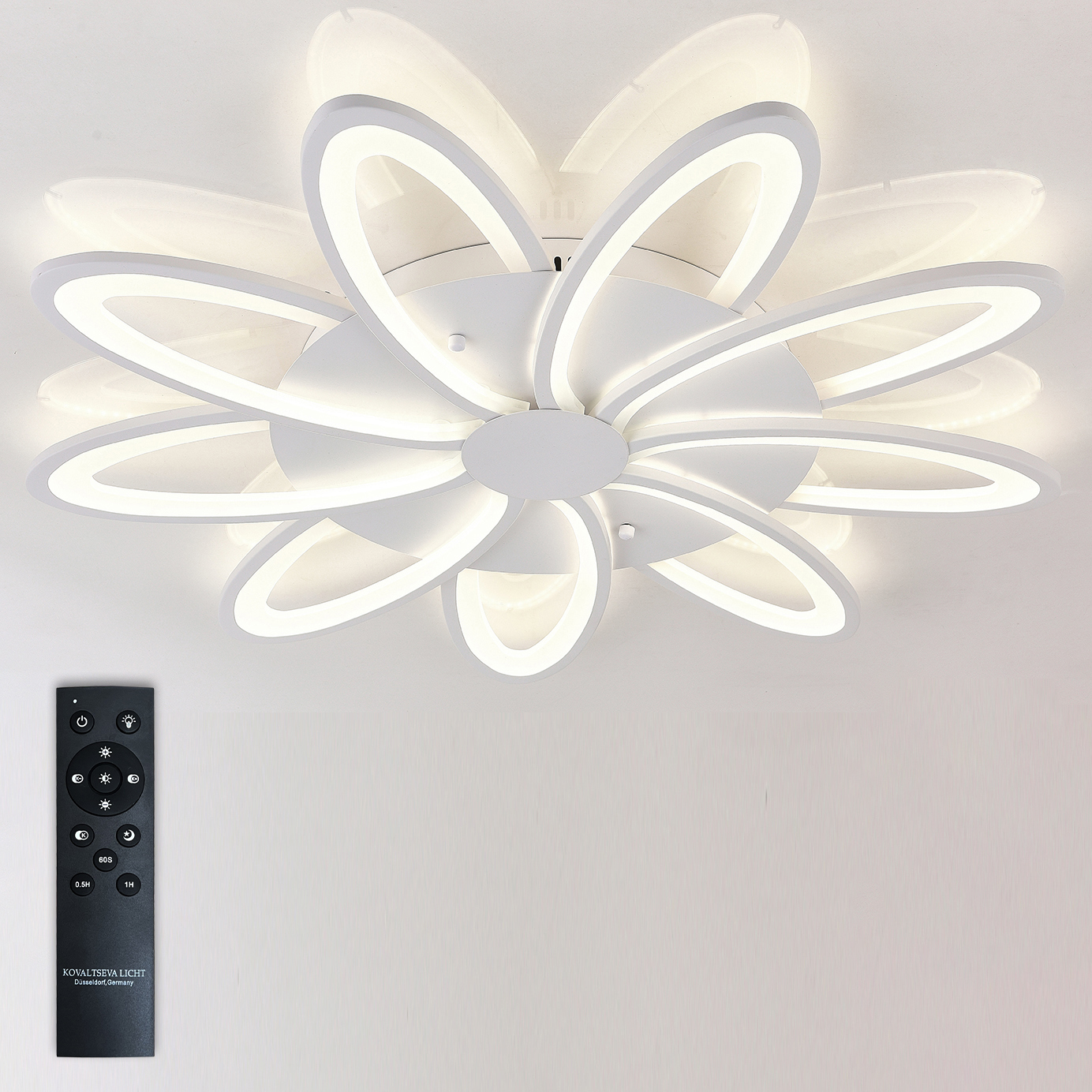 Изображение товара Люстра потолочная светодиодная Natali Kovaltseva 200W HIGH-TECH LAMPS 82009