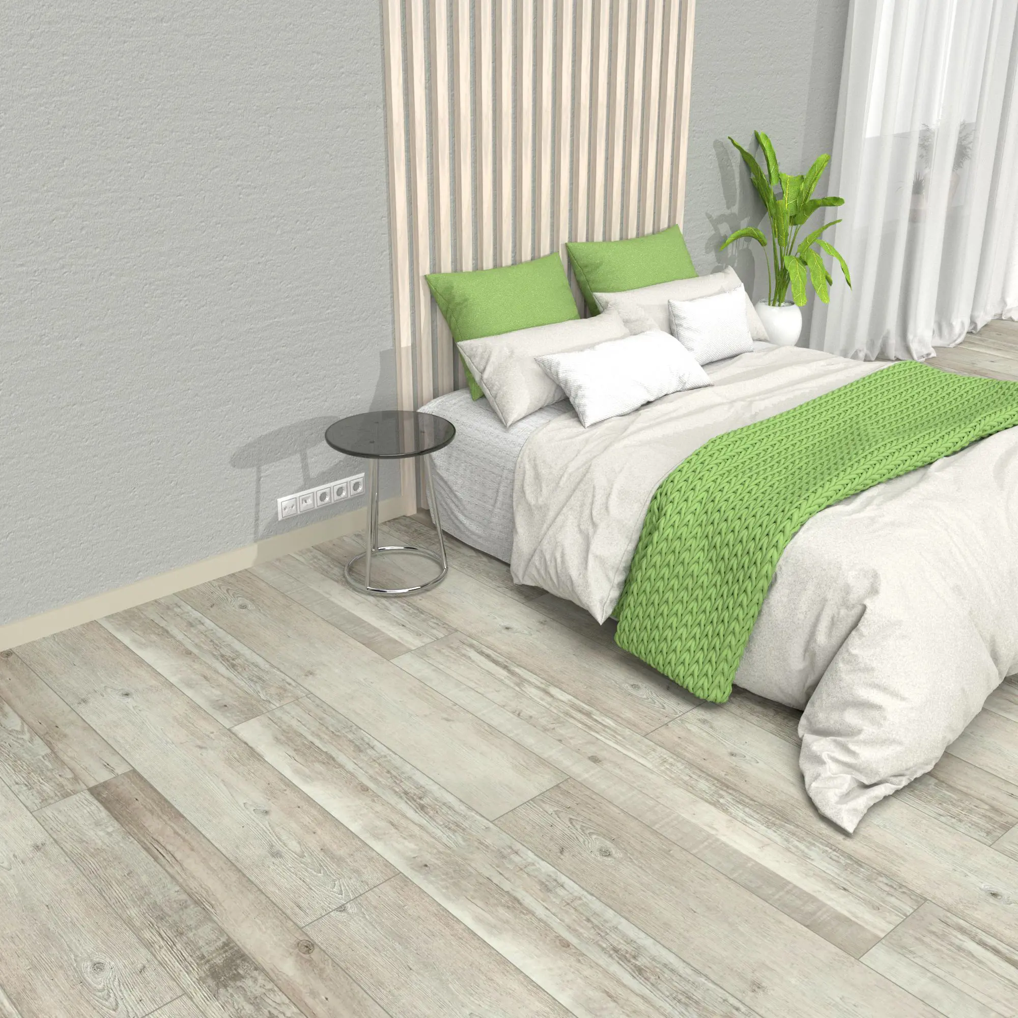 SPC плитка «Дуб Конгур» 43 класс 4 фаски толщина 5 мм 2.2 м² - 6