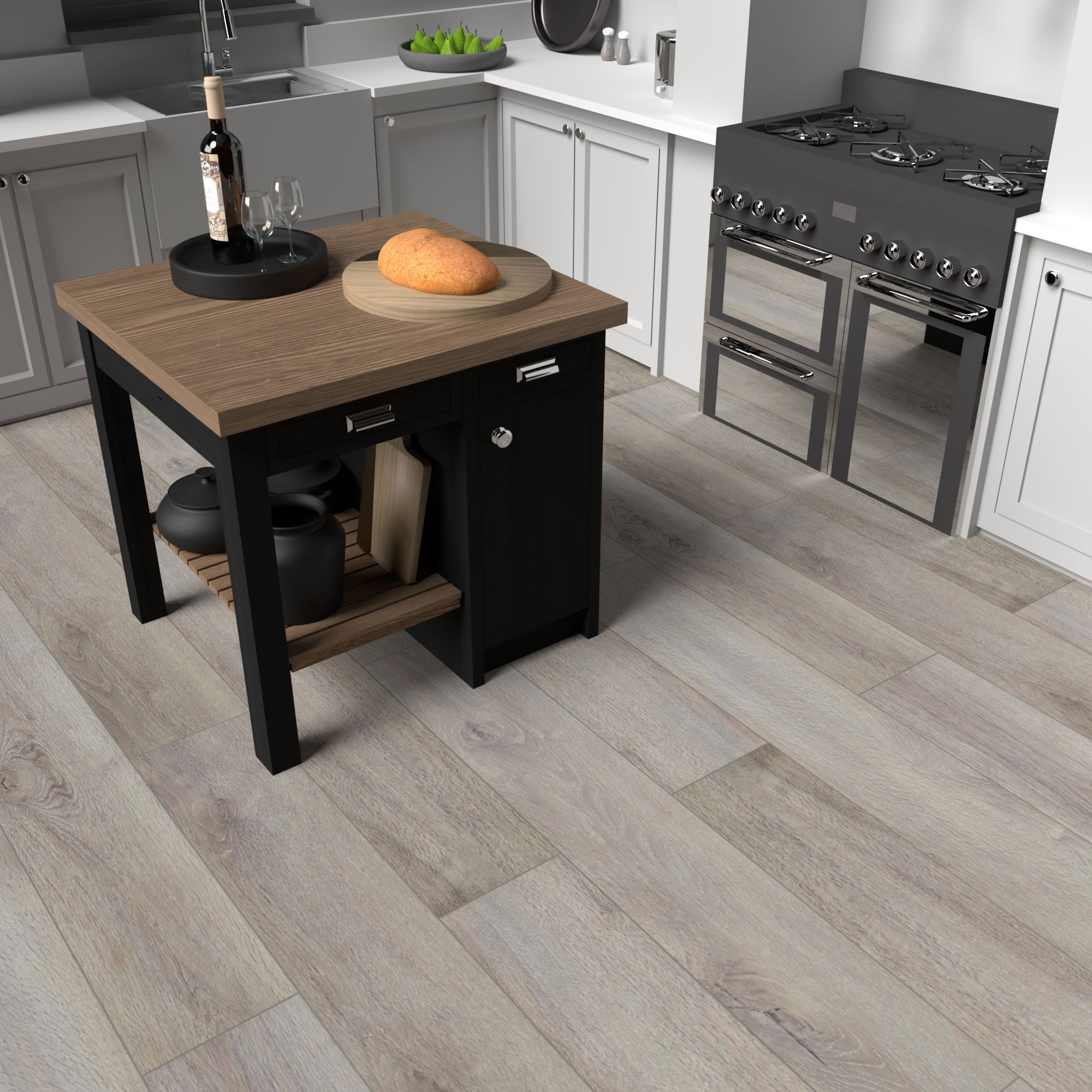 Изображение товара SPC плитка «Дуб Краун» 43 класс 4 фаски толщина 5 мм 2.2 м²