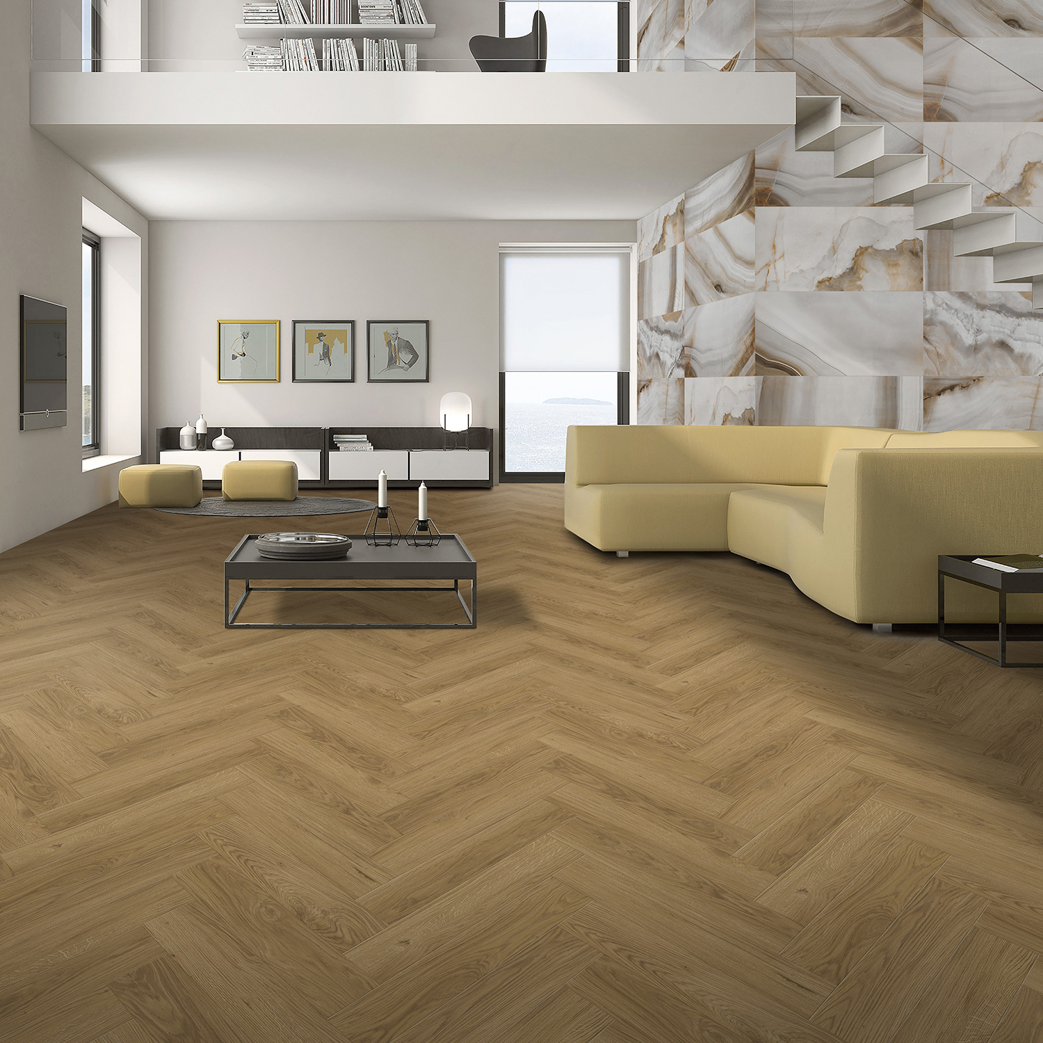 Изображение товара SPC плитка «Шале Хидден» 43 класс с фаской толщина 4 мм 1.191 м²