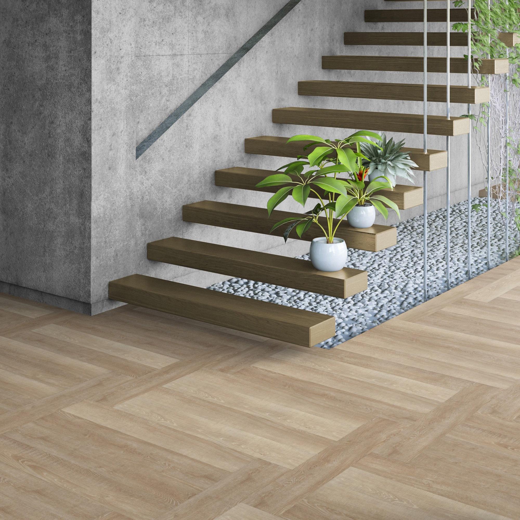 Изображение товара ПВХ плитка Tarkett Jazz Basie 41 класс 2.1 мм коричневая 2.5 м²