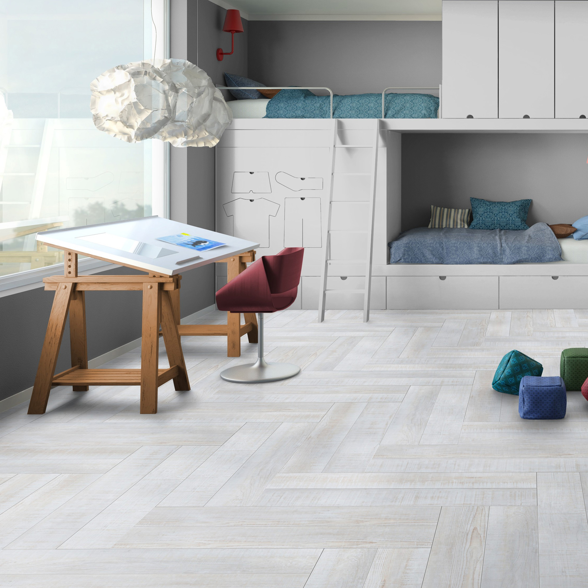 Изображение товара ПВХ плитка Tarkett Jazz Colley 41 класс толщина 2.1 мм 2.5 м²