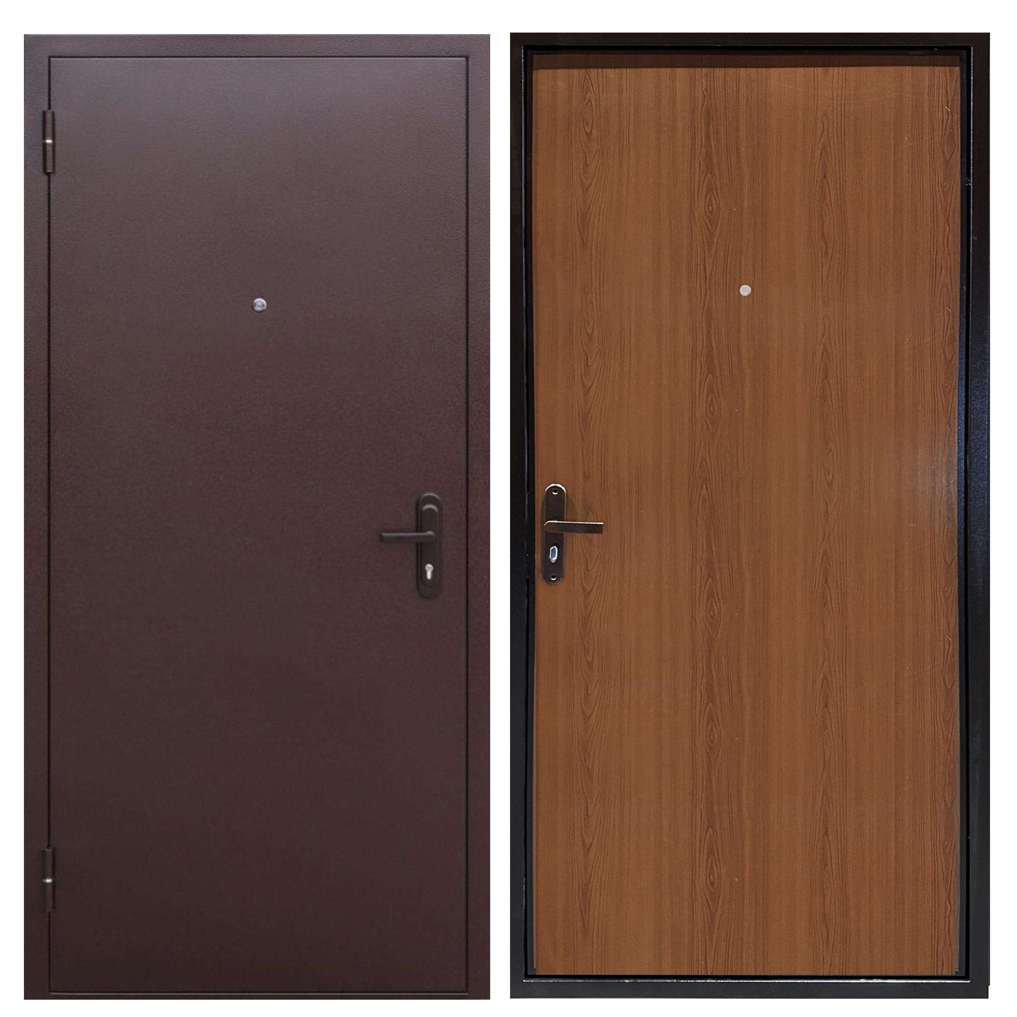 Изображение товара Foreman Ф-01, входная дверь левый монтаж, антик медь/орех, 2050x860 мм