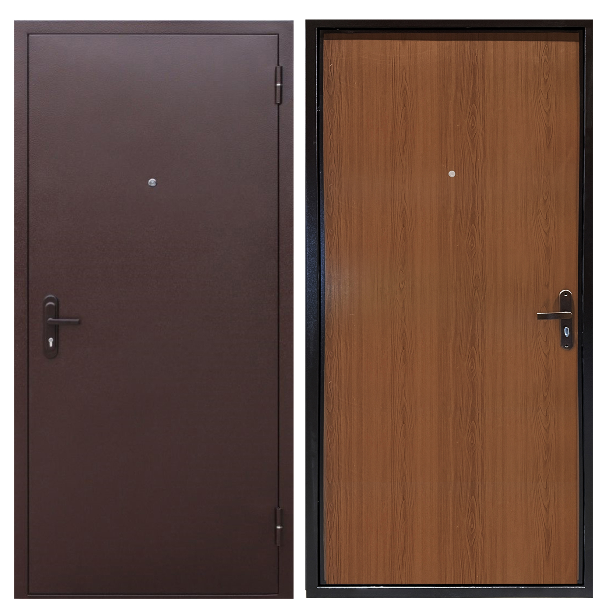 Изображение товара Входная дверь Foreman Ф-01 правый 205x86см цвет антик медь/орех