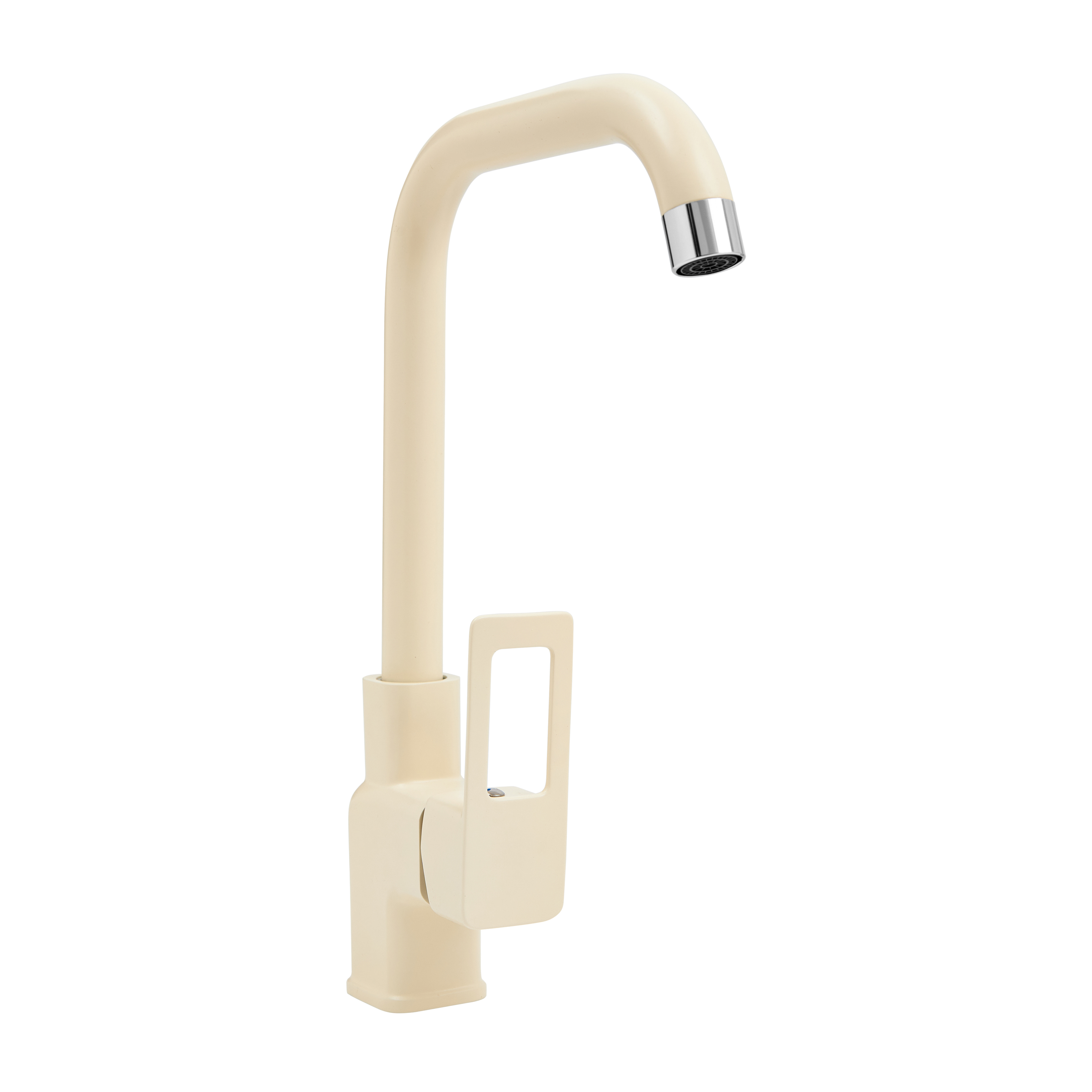 Изображение товара Смеситель для кухни Славен СЛ-ОД-Д93 поворотный излив 26.5 см кремовый