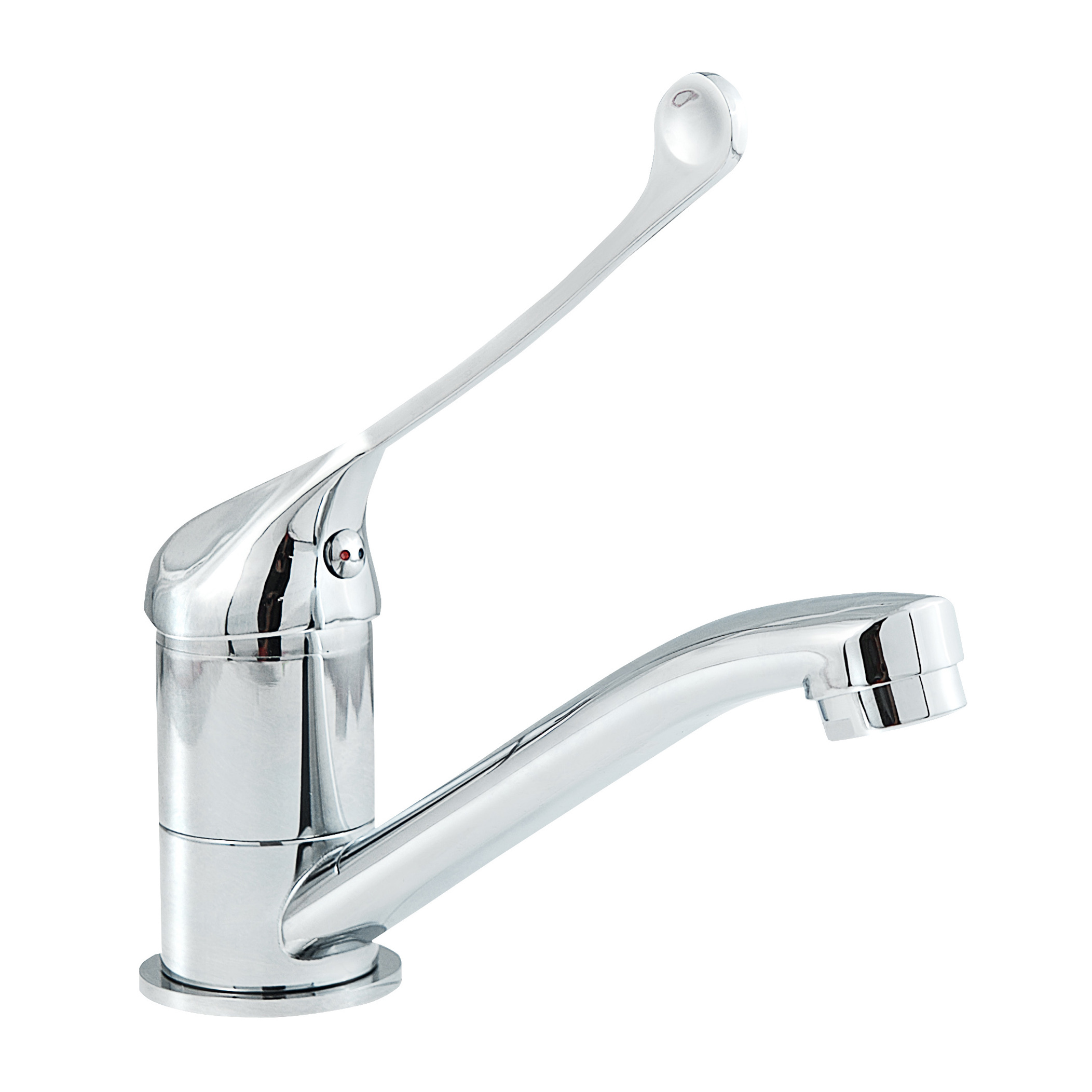 Изображение товара Смеситель для кухни СЛАВЕН Поворотный 7 см хром однорычажный