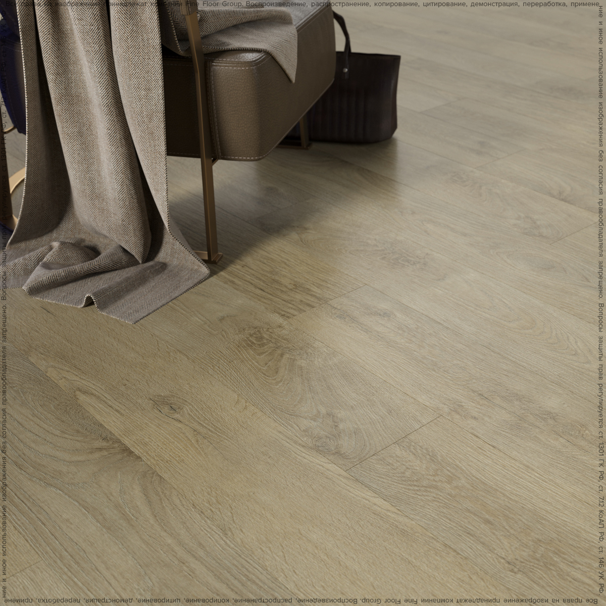 Изображение товара Кварц-виниловая плитка Fine Floor Rich Дуб Парос 32 класс влагостойкая