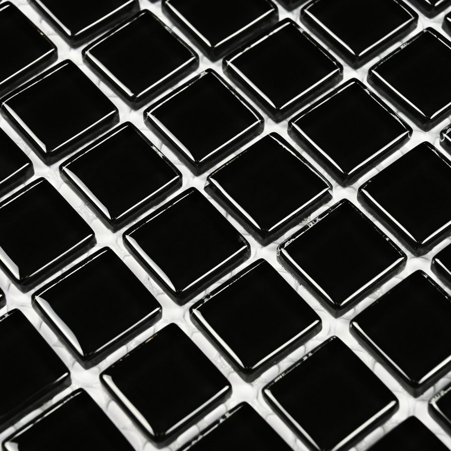 Изображение товара Декоративная мозаика Вива Super black 30x30 см черного цвета