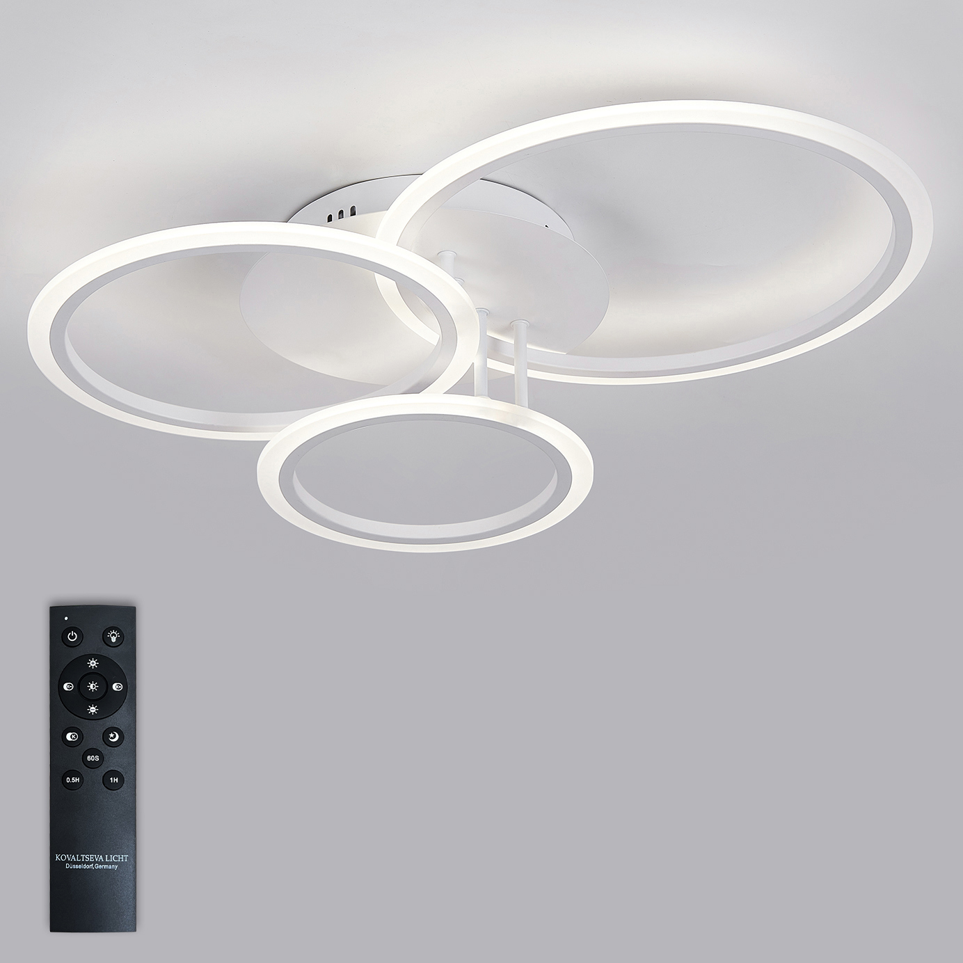 Изображение товара Люстра потолочная светодиодная Natali Kovaltseva LED LAMPS 81175 100Вт 6500Лм 18м2