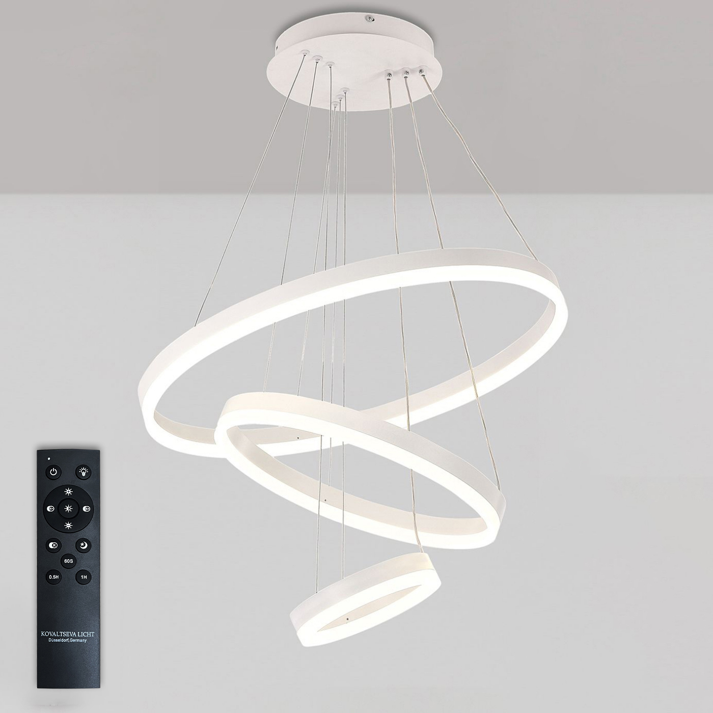 Изображение товара Люстра подвесная светодиодная NATALI KOVALTSEVA LED LAMPS 81277 OREOL 30 м²