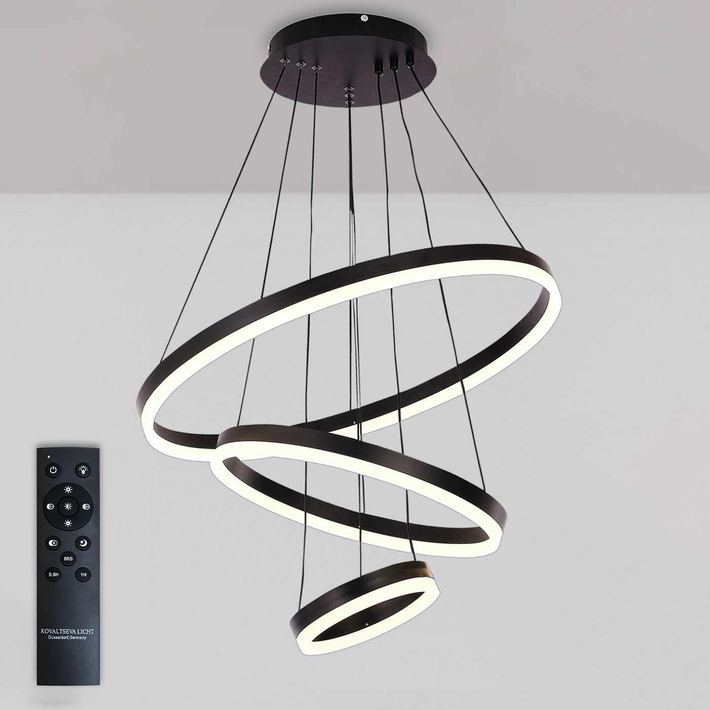 Изображение товара Люстра подвесная светодиодная NATALI KOVALTSEVA LED LAMPS 81278 OREOL 30 м² управление