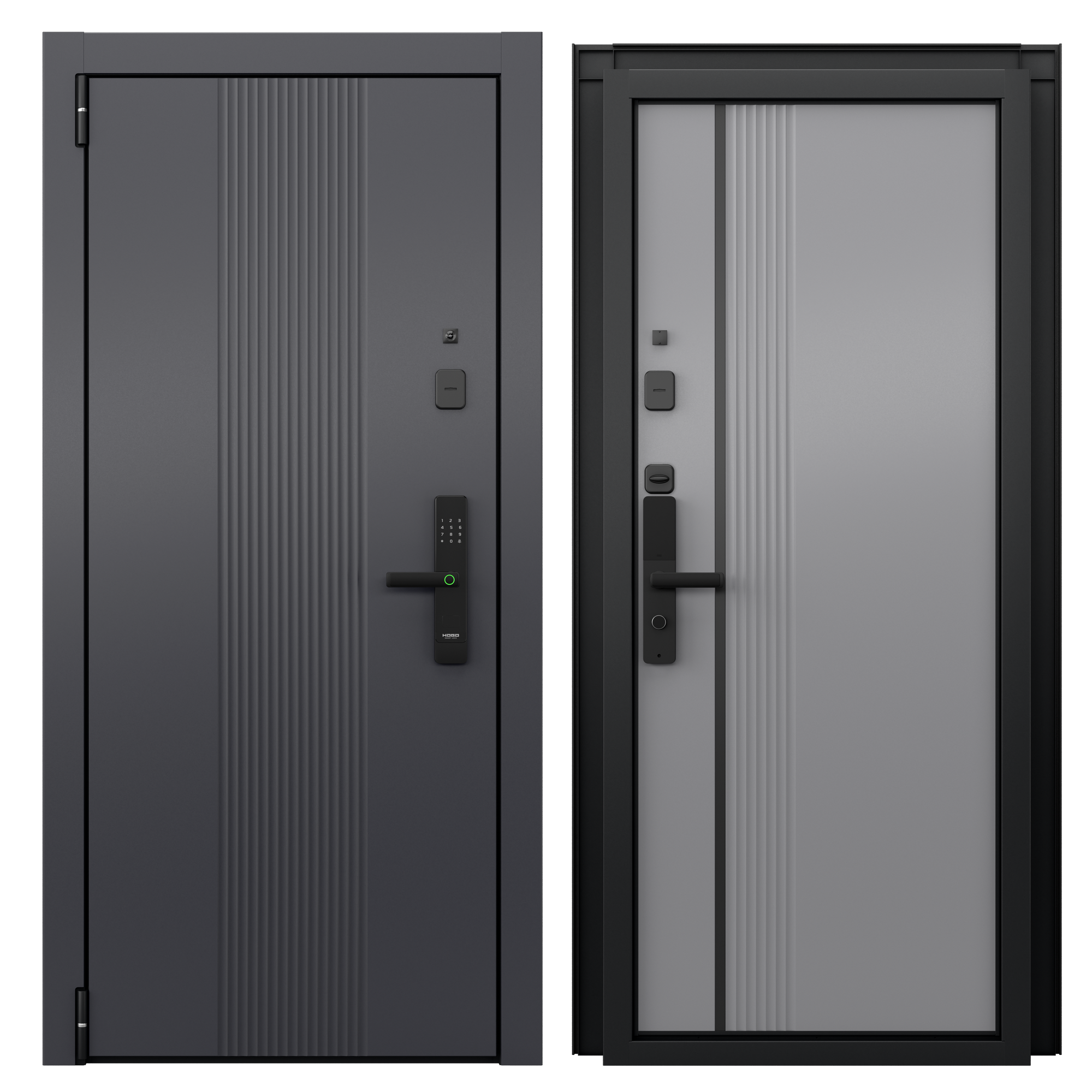 Изображение товара Входная дверь Torex Белла-8 левый 205x86 см Оскуро/Гриджио