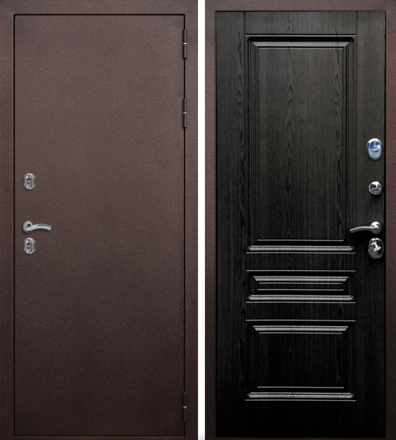 Изображение товара Входная дверь Rex Термо правый 205x88см антик медь/алмон