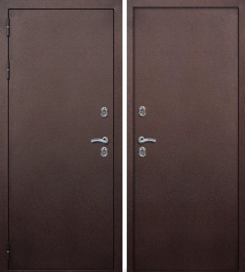 Изображение товара Входная дверь Rex Термо левый 205x88см цвет антик медь/медный антик