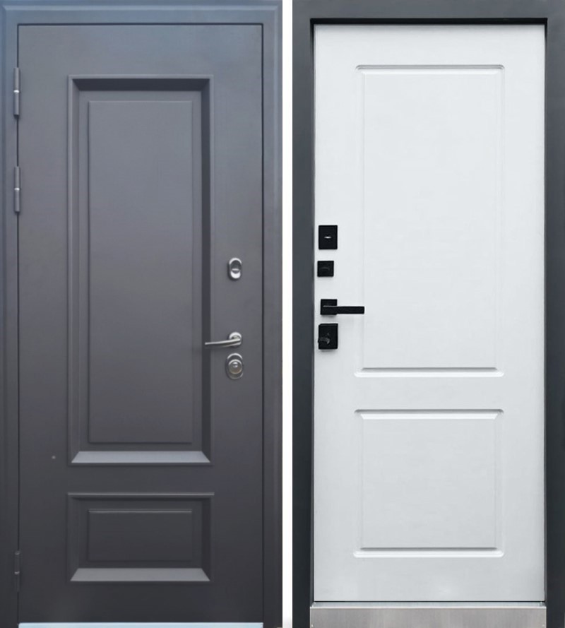 Изображение товара Входная дверь Rex 31 левый 205x96см цвет искра медная/белый матовый