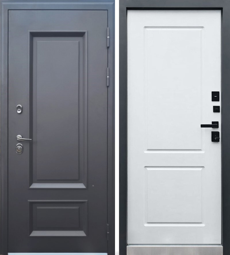 Изображение товара Входная дверь Rex 31 правый 205x96см цвет искра медная/белый матовый