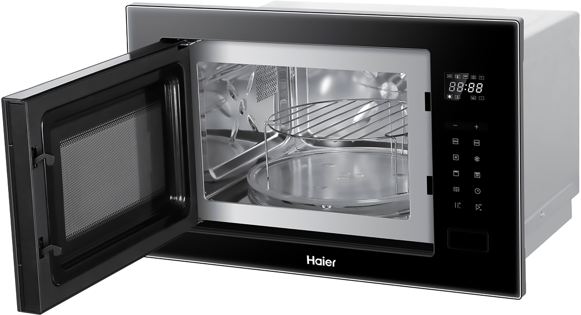 Микроволновая печь Haier HMX-BTG259B встраиваемая 25 л 59.5x40x38.4 см сенсорное управление цвет черный - 2
