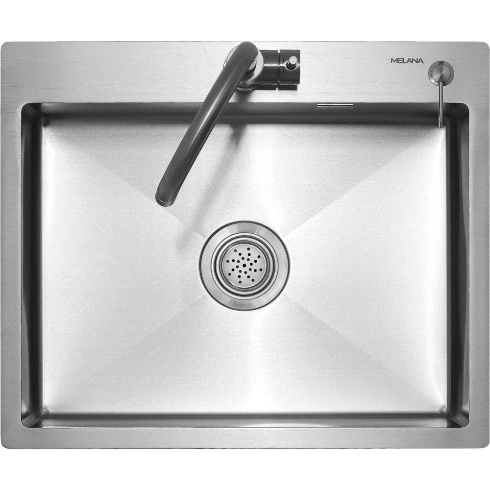 Изображение товара Мойка кухонная накладная с дозатором Melana R6050HK ProfLine 60x50 см