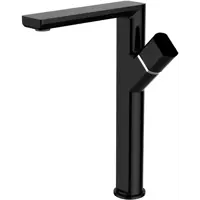 Изображение товара Смеситель для раковины Neo однорычажный с высоким изливом цвет чёрный