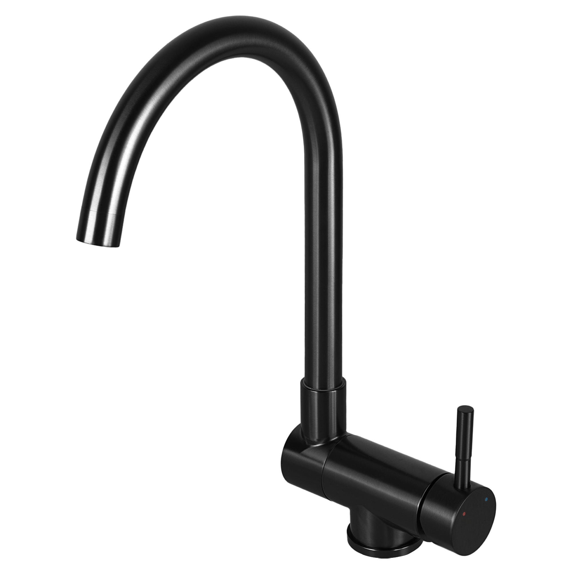 Изображение товара Смеситель для кухни Сиг общая высота 35 см цвет черный