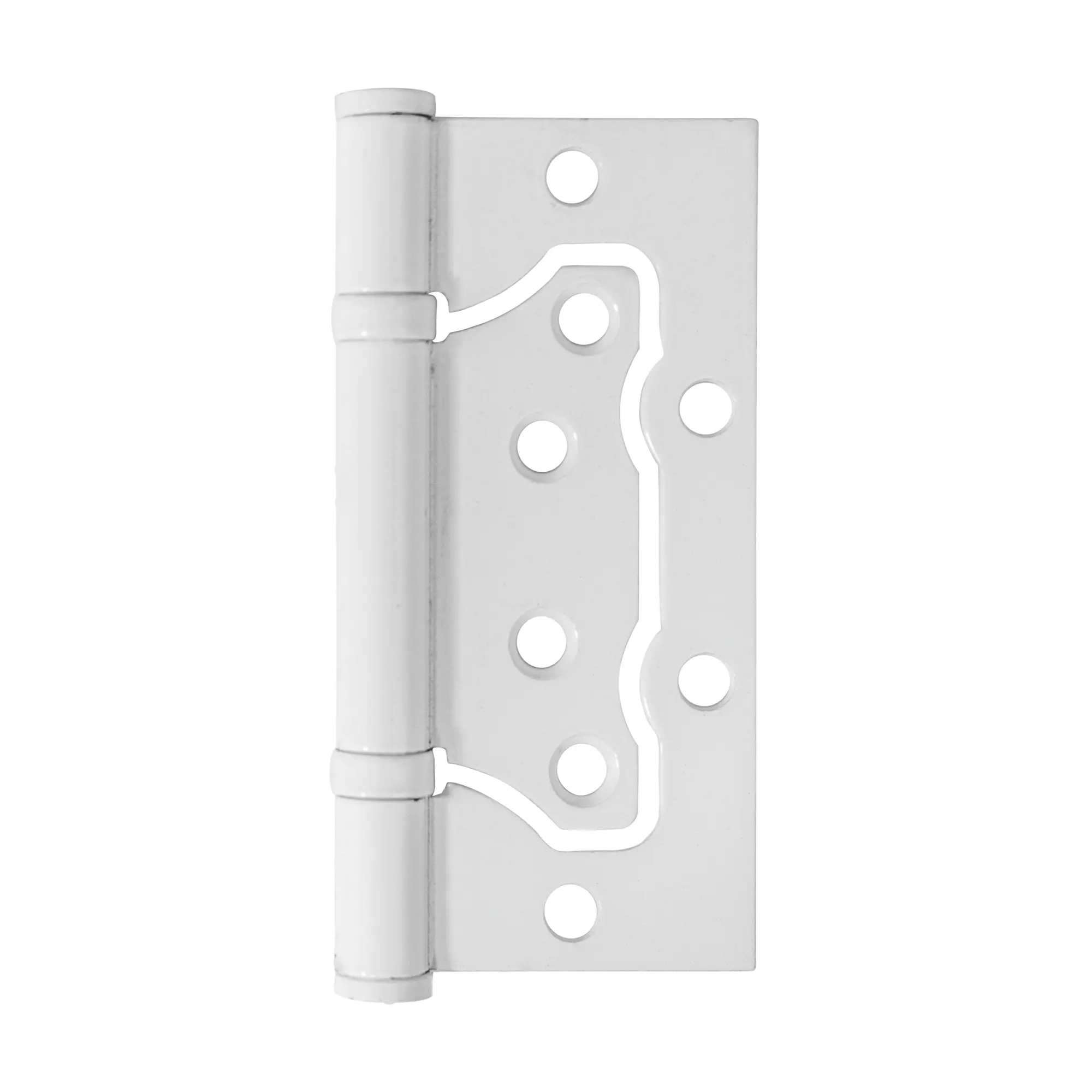 Петля бабочка без врезки Fuaro 100x75x2.5 мм сталь цвет белый