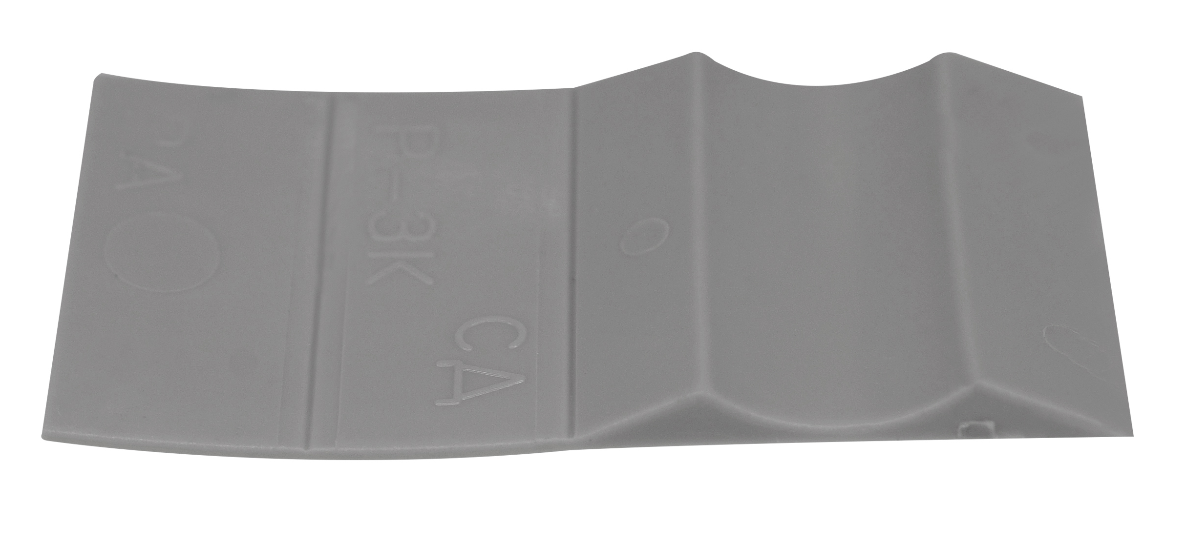 Дверной стопор 50x15 мм пластик цвет серый