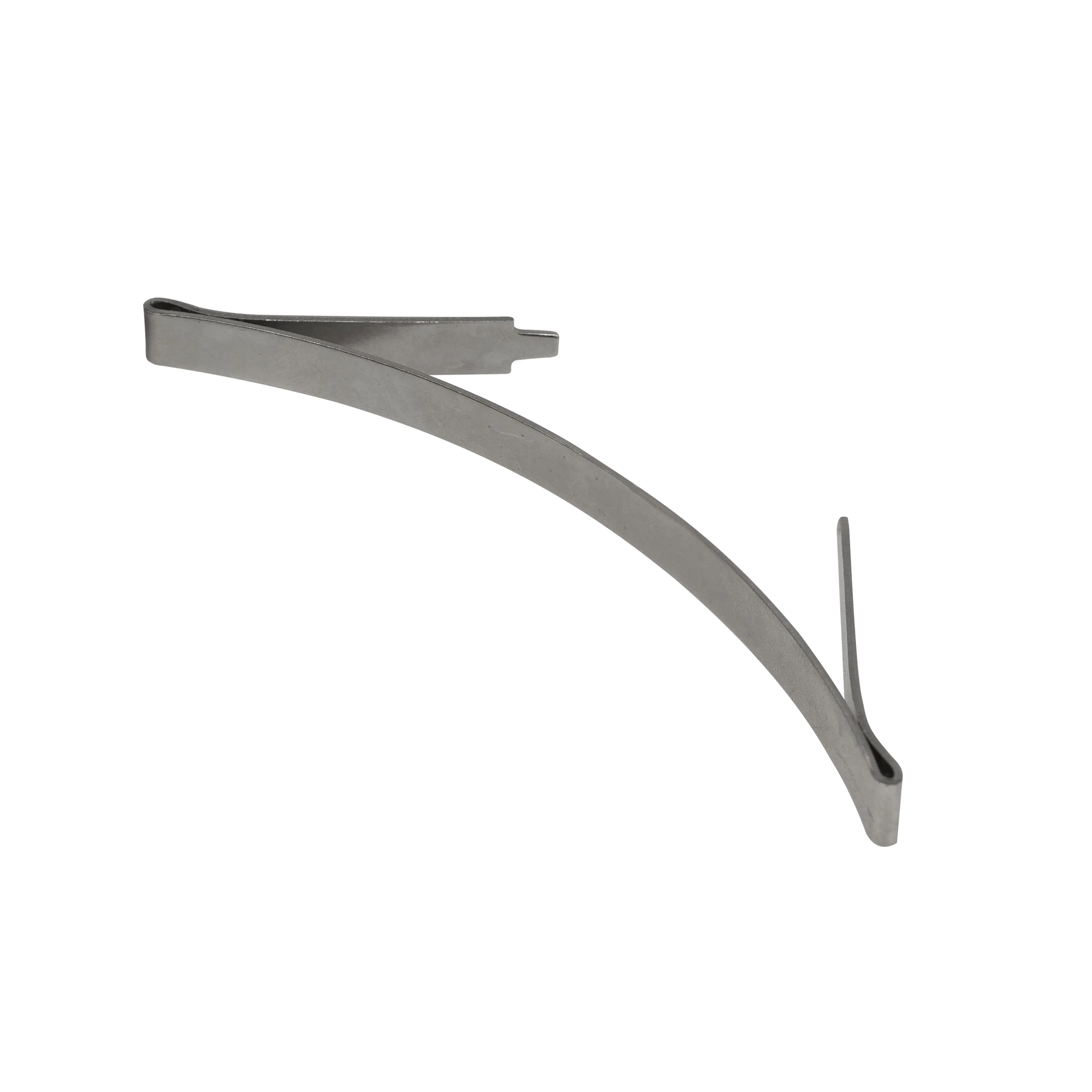 Дверной стопор 92x6 мм сталь цвет цинк 2 шт.