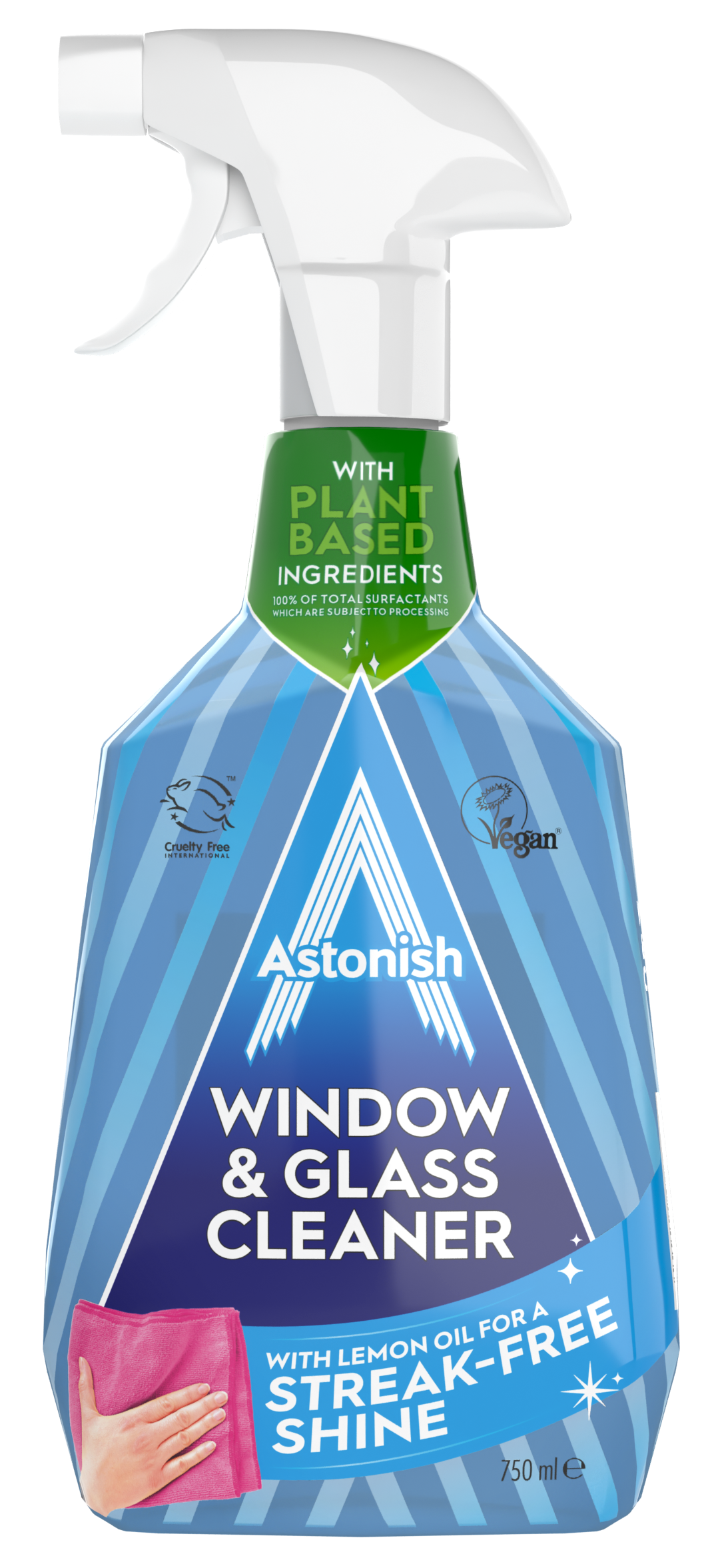 Изображение товара Средство для очистки стекол и зеркал Astonish 750 мл Изображение товара Средство для очистки стекол и зеркал Astonish 750 мл