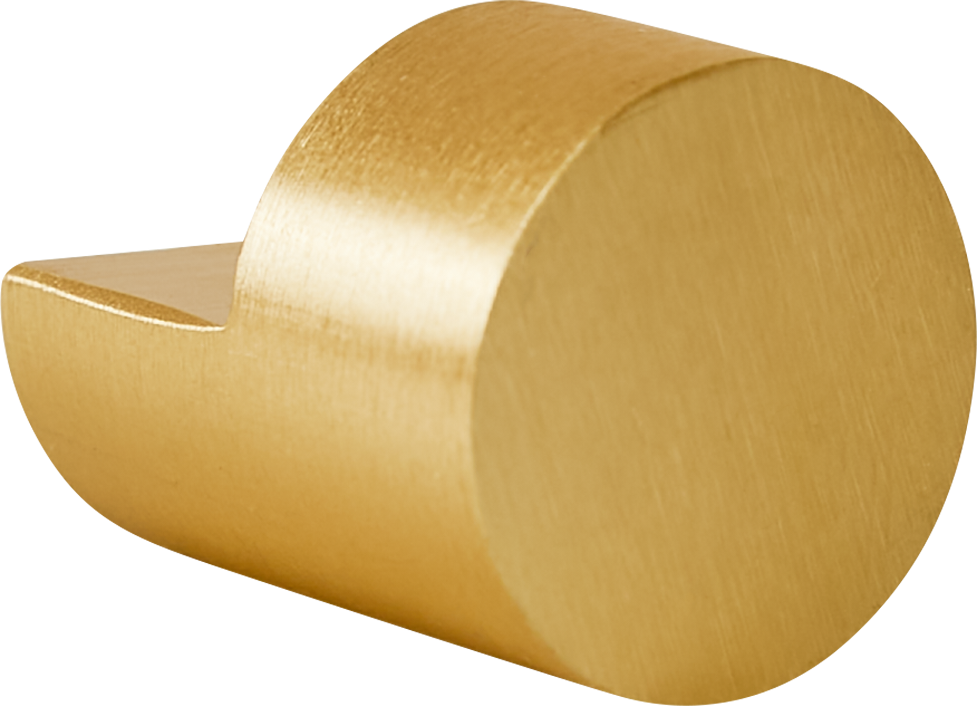 Изображение товара Мебельная ручка-кнопка золото 21.7 мм Inspire анодированный алюминий