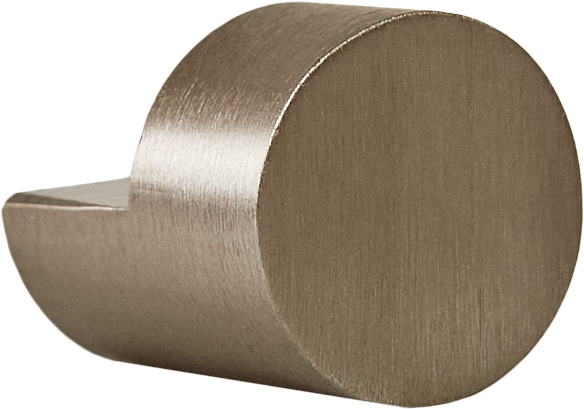 Изображение товара Мебельная ручка-кнопка Inspire 21.7 мм серебро анодированный алюминий