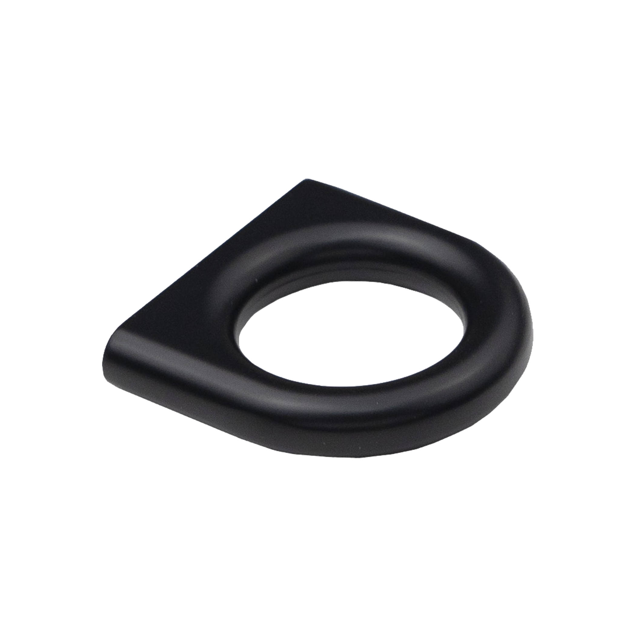 Изображение товара Мебельная ручка-рейлинг матовый черный 40 мм для шкафов