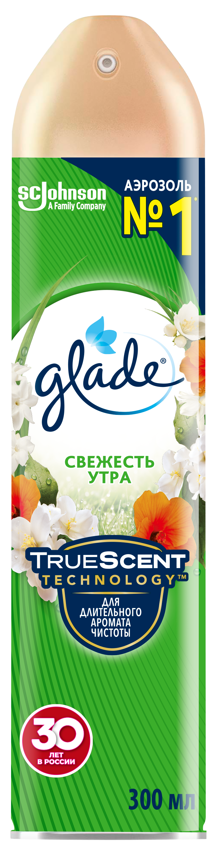 Изображение товара Аэрозоль Glade «Свежесть утра» 300 мл Изображение товара Аэрозоль Glade «Свежесть утра» 300 мл