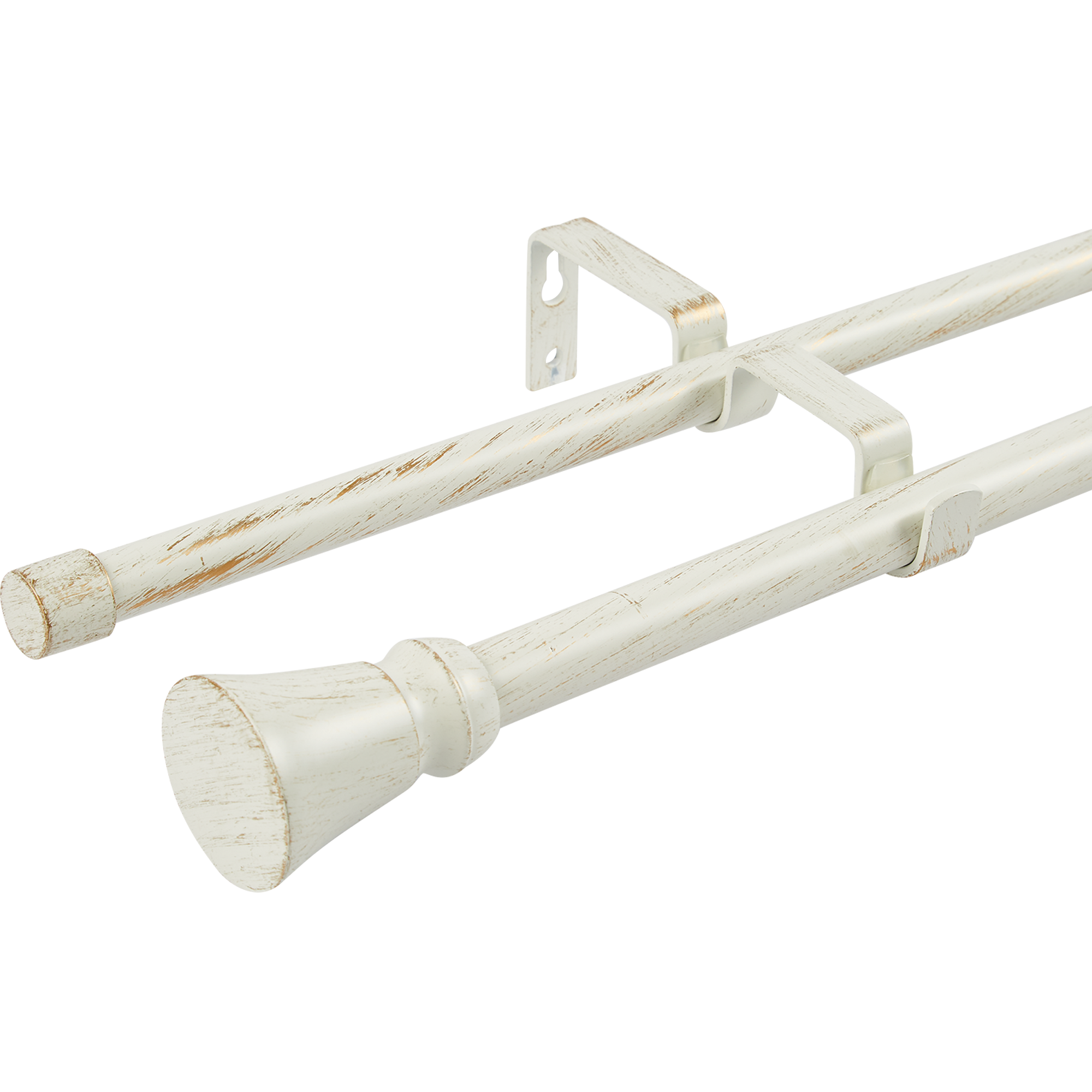 Изображение товара Карниз двухрядный раздвижной Lystel d16/19 мм 160-300 см белый